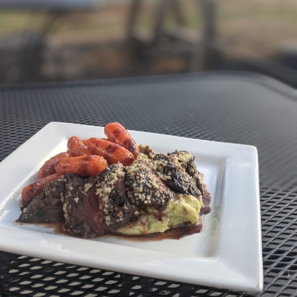 Parmesan Crusted Hanger Steak