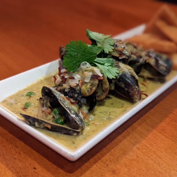 Green Curry Mussels