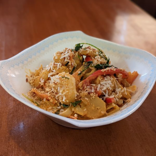 THAI PEANUT COCONUT CURRY | CHICKEN 16.99 | SHRIMP 18.99