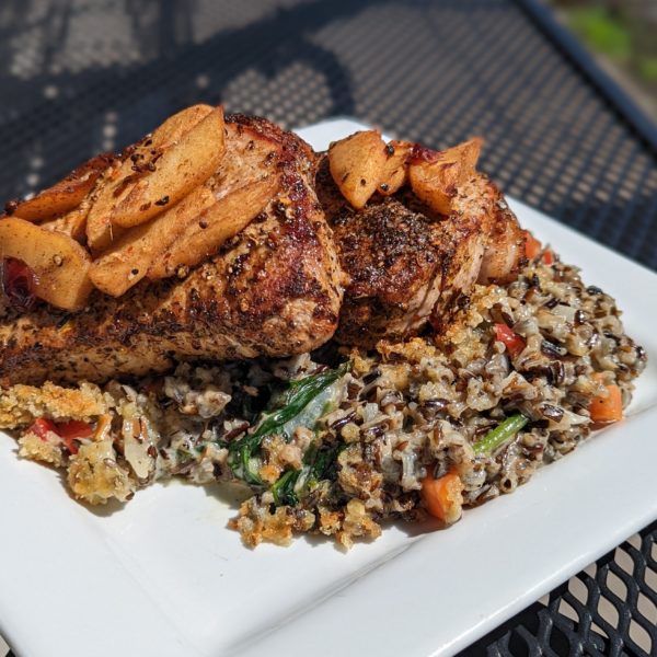 APPLE CHUTNEY PORK CHOPS | 18.99