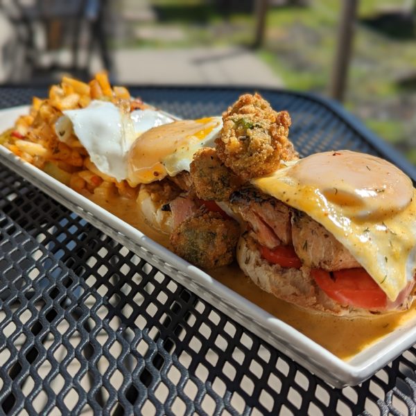 CAJUN SALMON BENEDICT | 16.99