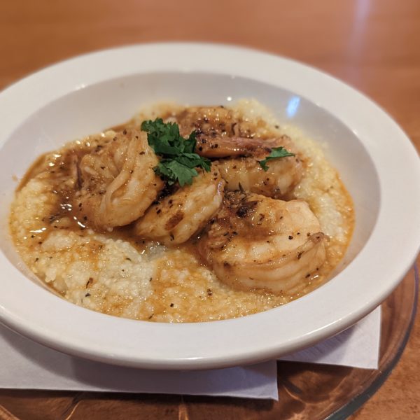NEW ORLEANS BBQ SHRIMP & GRITS | 12.99
