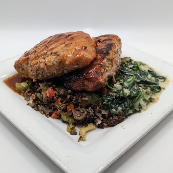 GLAZED PORK CHOPS | 18.99