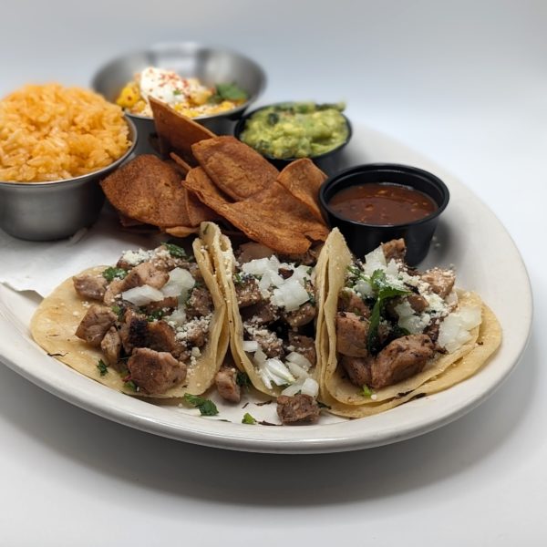 PORK TACO PLATTER // $18.99