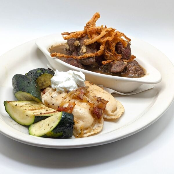 STEAK & PIEROGIS // $23.99